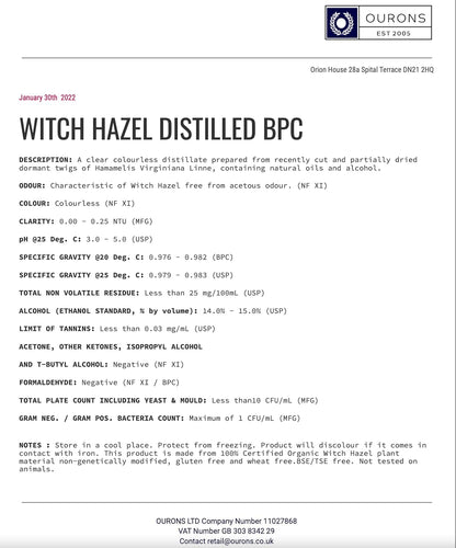 Witch Hazel Liquid 100ml