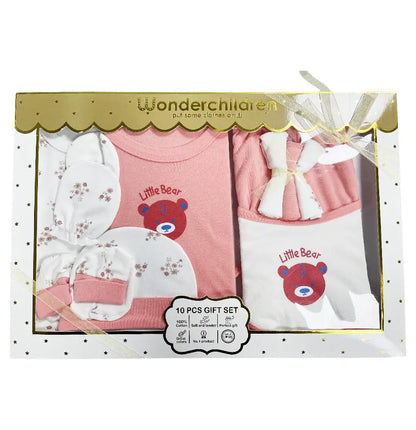Wonder Children Baby Clothes Gift Set (Salmon Pink) - 10pcs