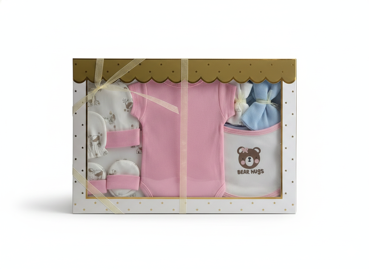 Wonder Children Baby Clothes Gift Set (Pink) - 10pcs