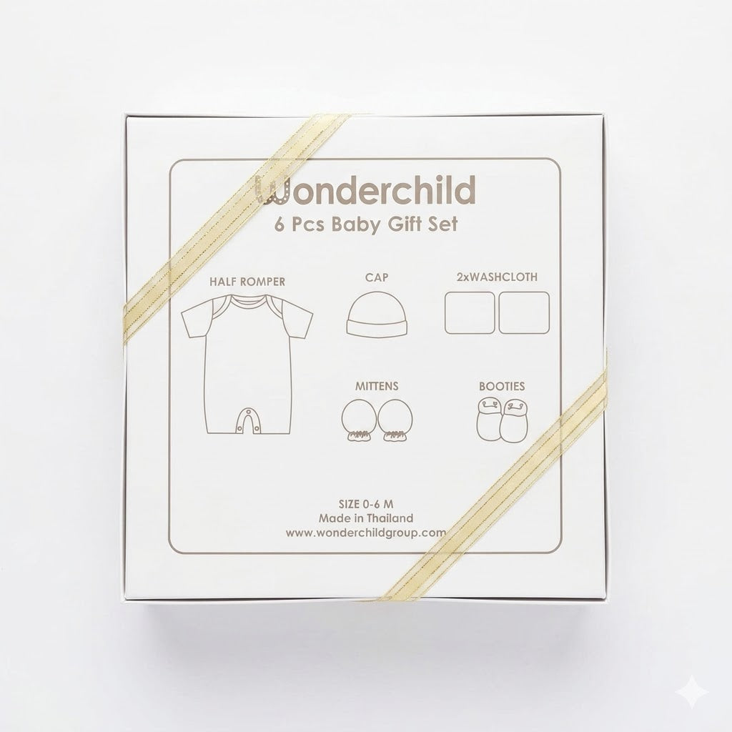 Wonderchild "Baby Elephant" Baby Gift Set (Pastel Blue) - 6pcs
