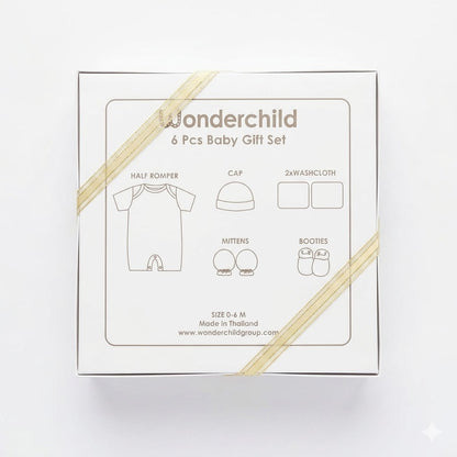 Wonderchild "Baby Elephant" Baby Gift Set (Pastel Blue) - 6pcs