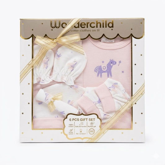 Wonderchild Baby Magic Baby Gift Set (Pink) - 6pcs