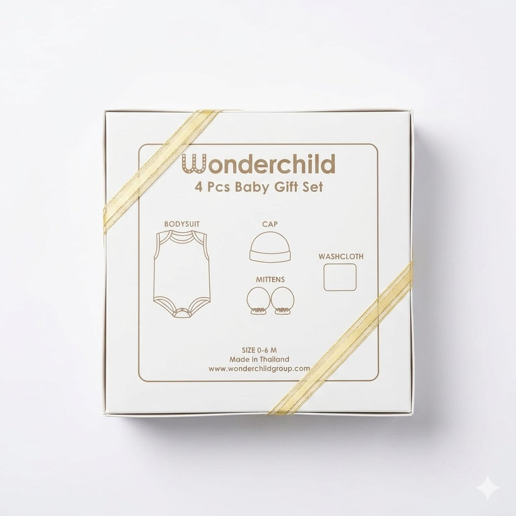 Wonderchild "Little Love Bug" Baby Gift Set (Salmon Pink) - 4pcs