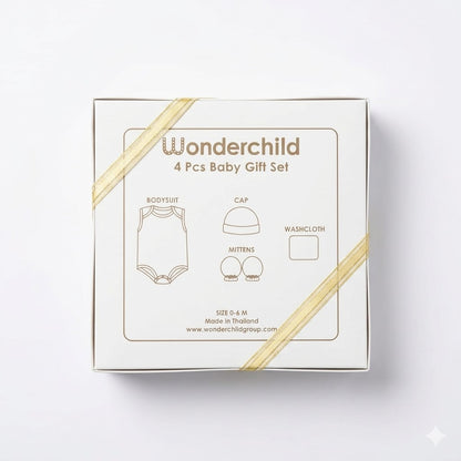 Wonderchild "Little Love Bug" Baby Gift Set (Salmon Pink) - 4pcs