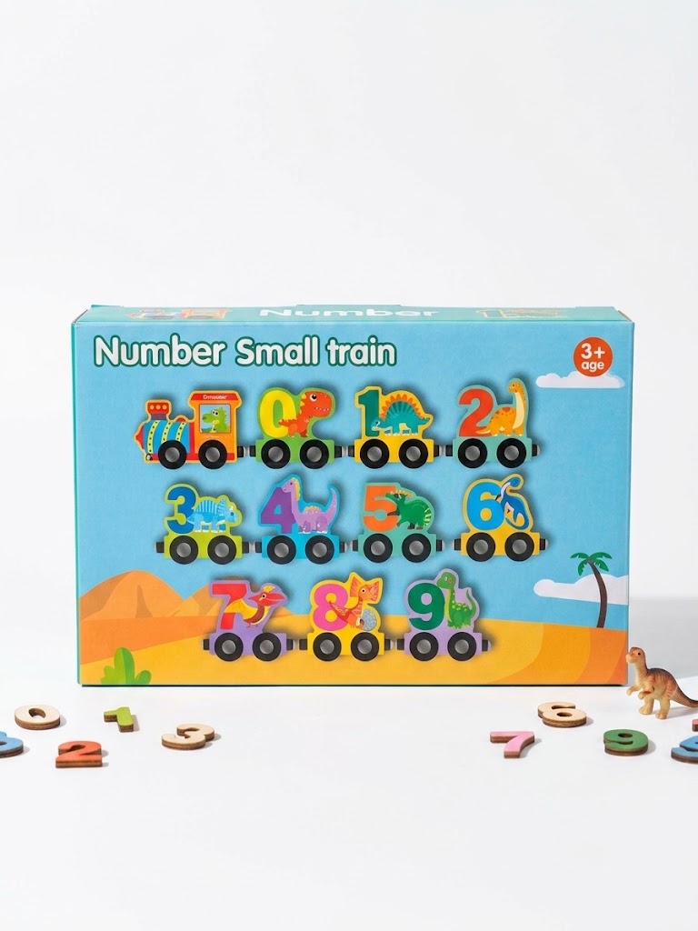 Wooden Dinosaur Number Train Puzzle Set (3Y+)