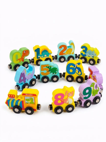 Wooden Dinosaur Number Train Puzzle Set (3Y+)
