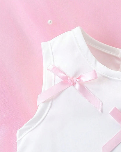 Baby Girl Summer Comfortable Elegant Bow Dress