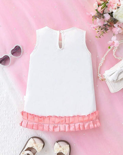 Baby Girl Summer Comfortable Elegant Bow Dress