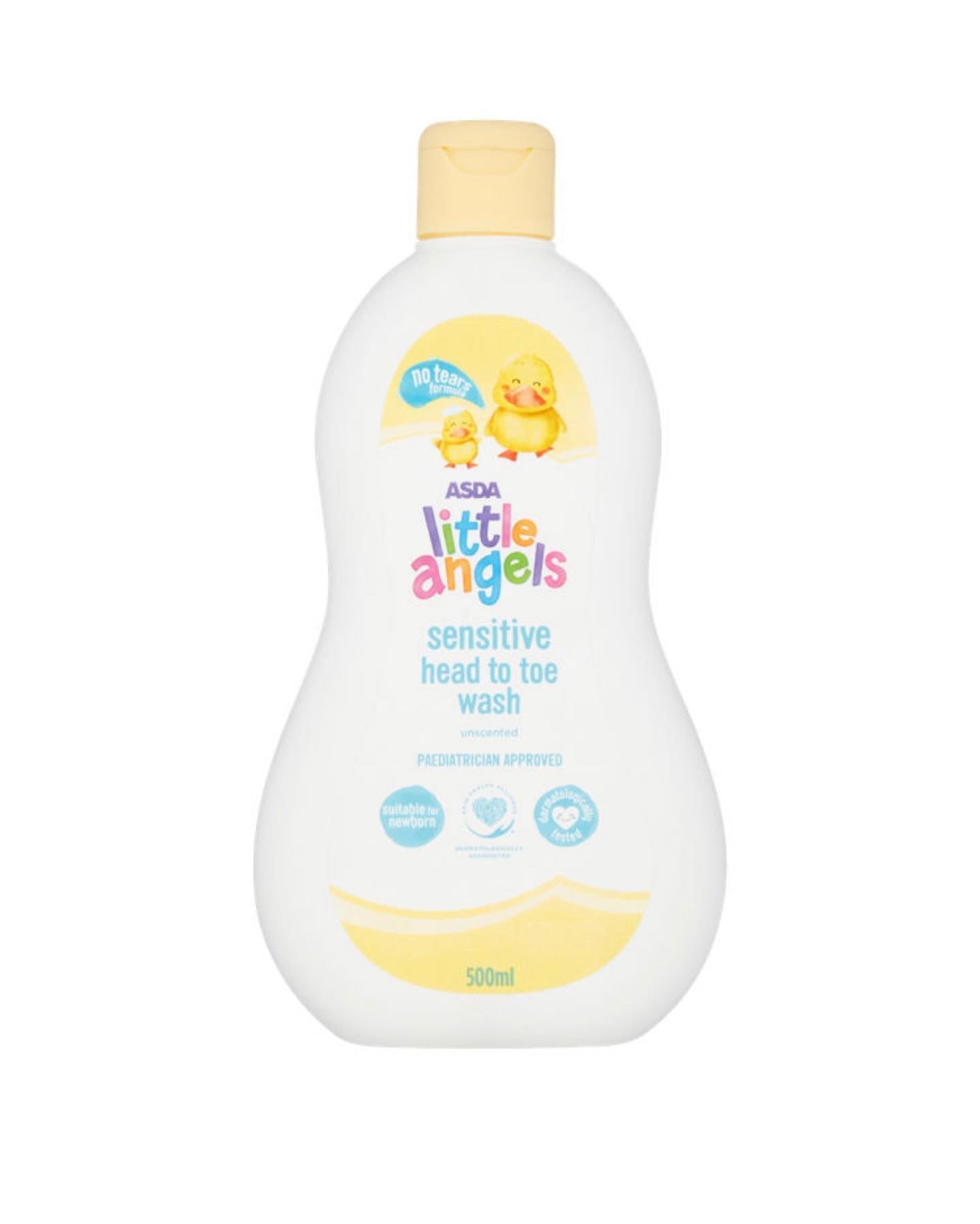 ASDA Little Angels Sensitive Head To Toe Wash 500ml