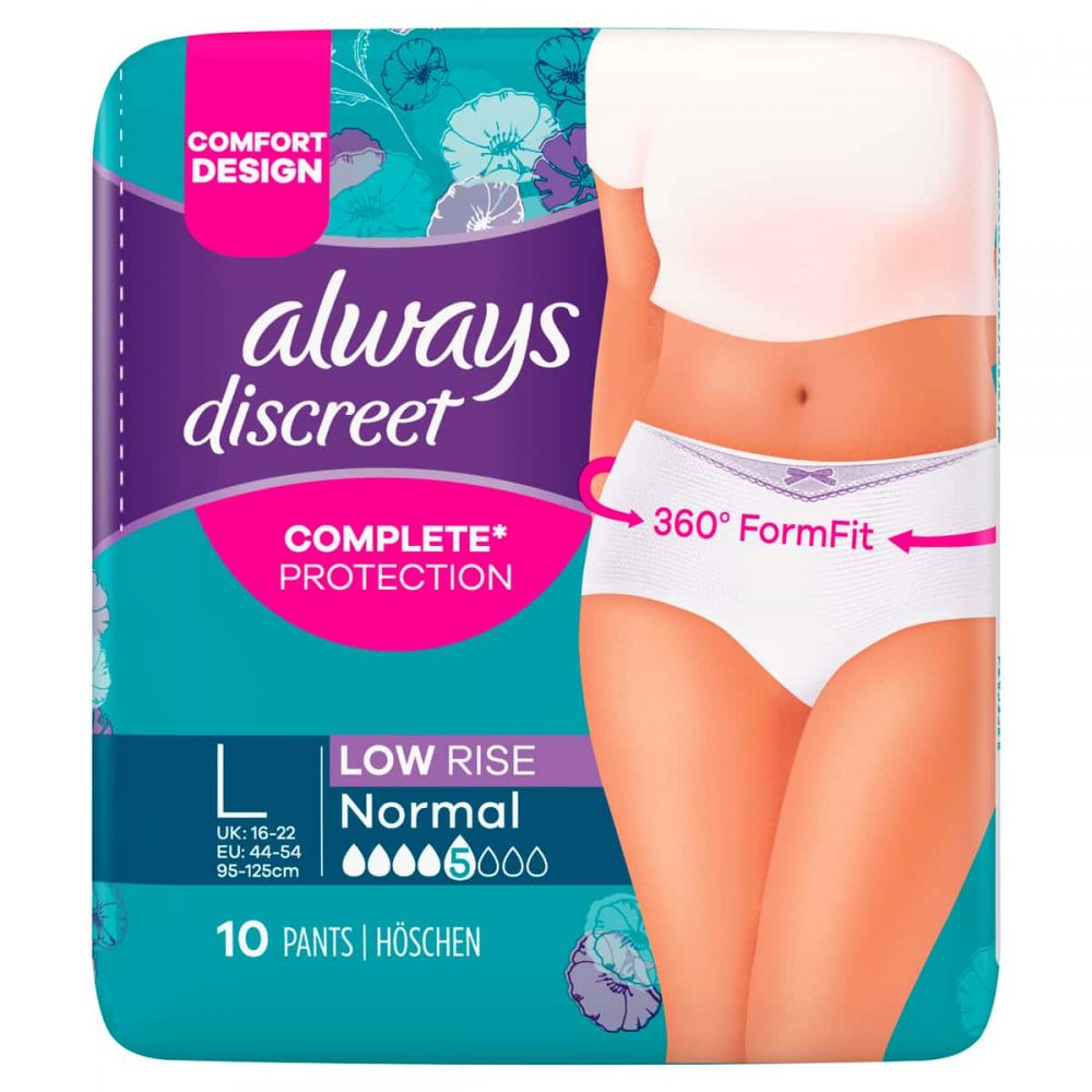 Always Discreet Pants Normal Large 10 Pack