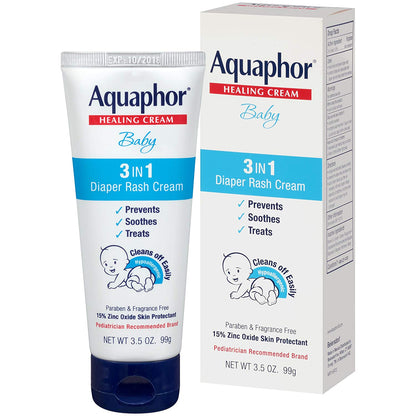 Aquaphor Baby 3-In-1 Diaper Rash Cream 99g
