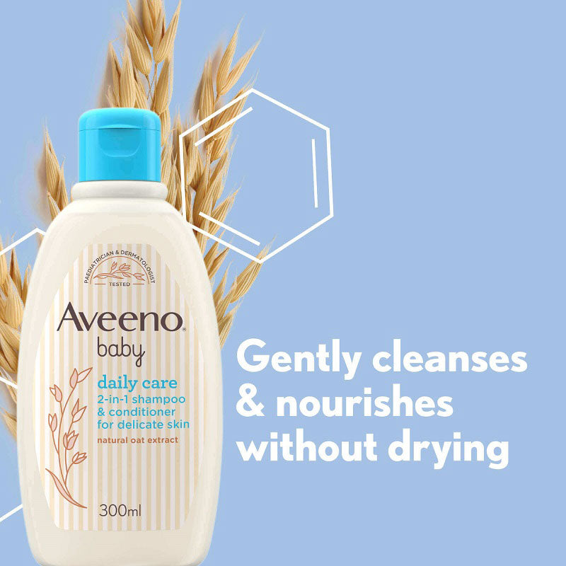 Aveeno Baby Daily Care 2 in 1 Shampoo & Conditioner 300ml