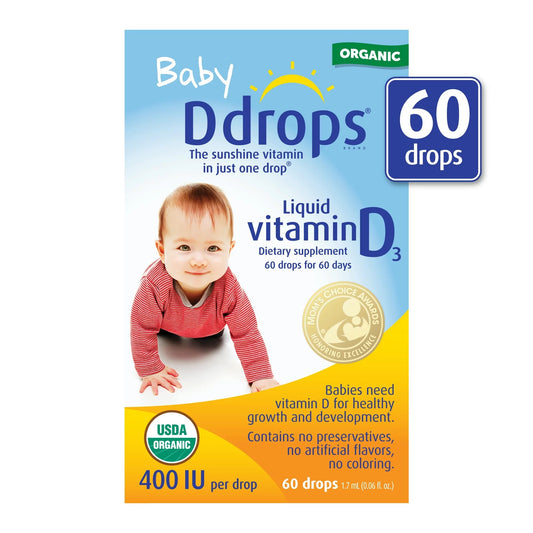 Baby Ddrops Liquid Vitamin D3 400 IU 1.7ml