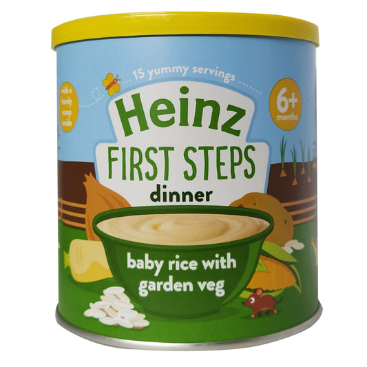 Heinz First Steps Dinner Baby Rice With Garden Veg (6+Months) 200g