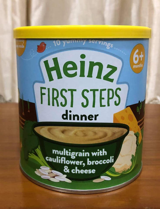 Heinz First Steps Dinner Multigrain with Cauliflower, Broccoli & Cheese (6 months+) 200g