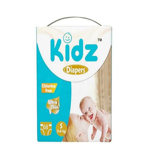 Kidz Baby Diaper Belt S Size (3-6 kg) 68 Pcs