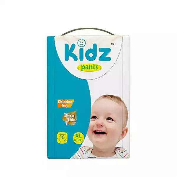 Kidz Baby Diaper Pants XL Size (12-18 kg) 56 Pcs