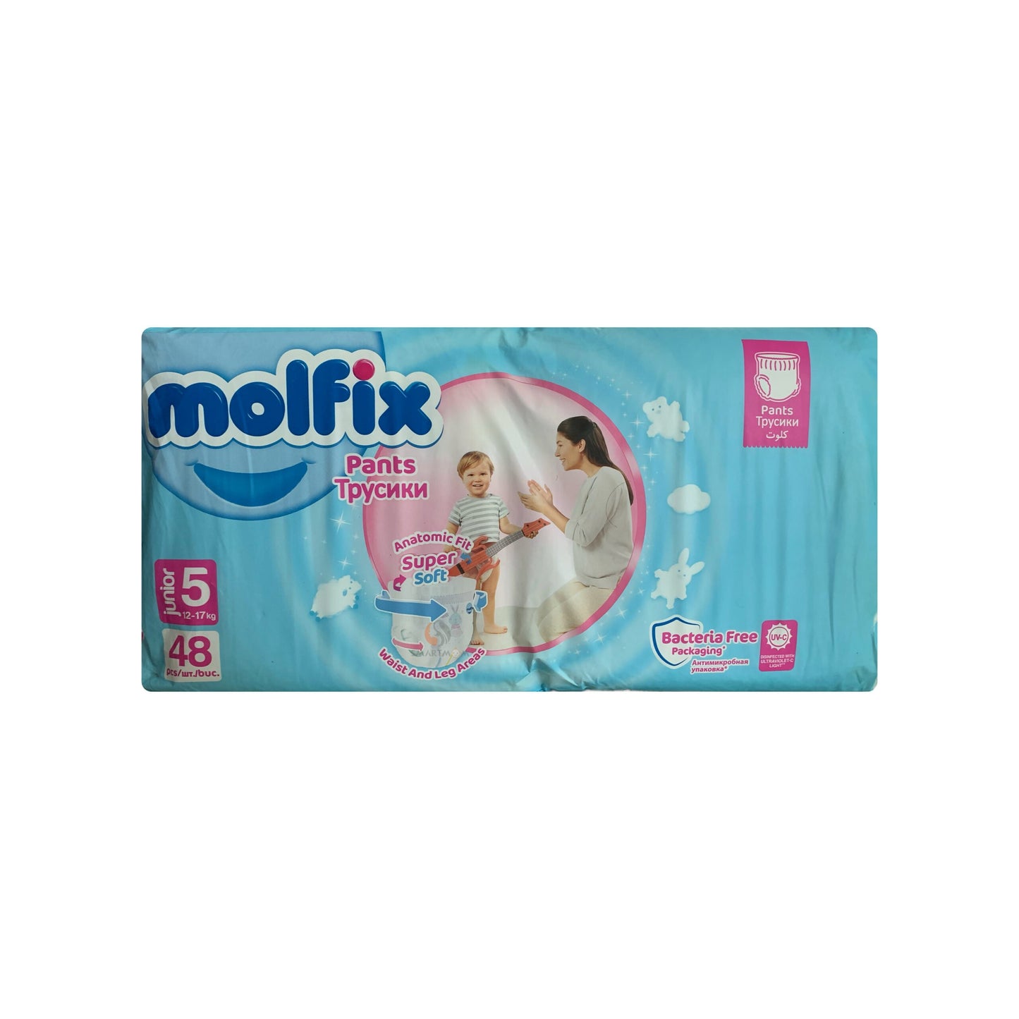 Molfix (Turkey) Baby Diaper Pants 5 Junior (12-17 kg) 48 Pcs