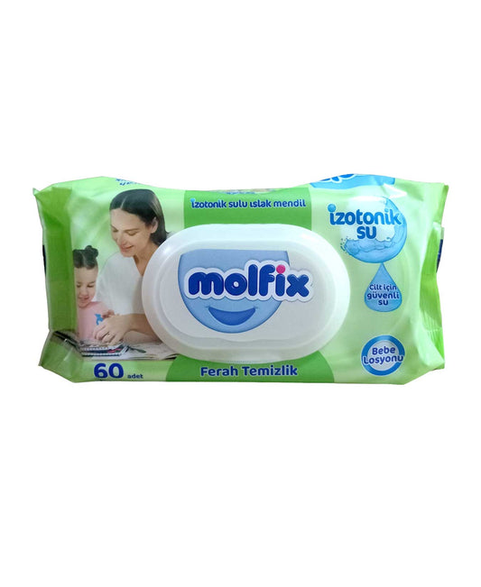 Molfix (Turkey) Wet Wipes With Lid- 60 Pcs
