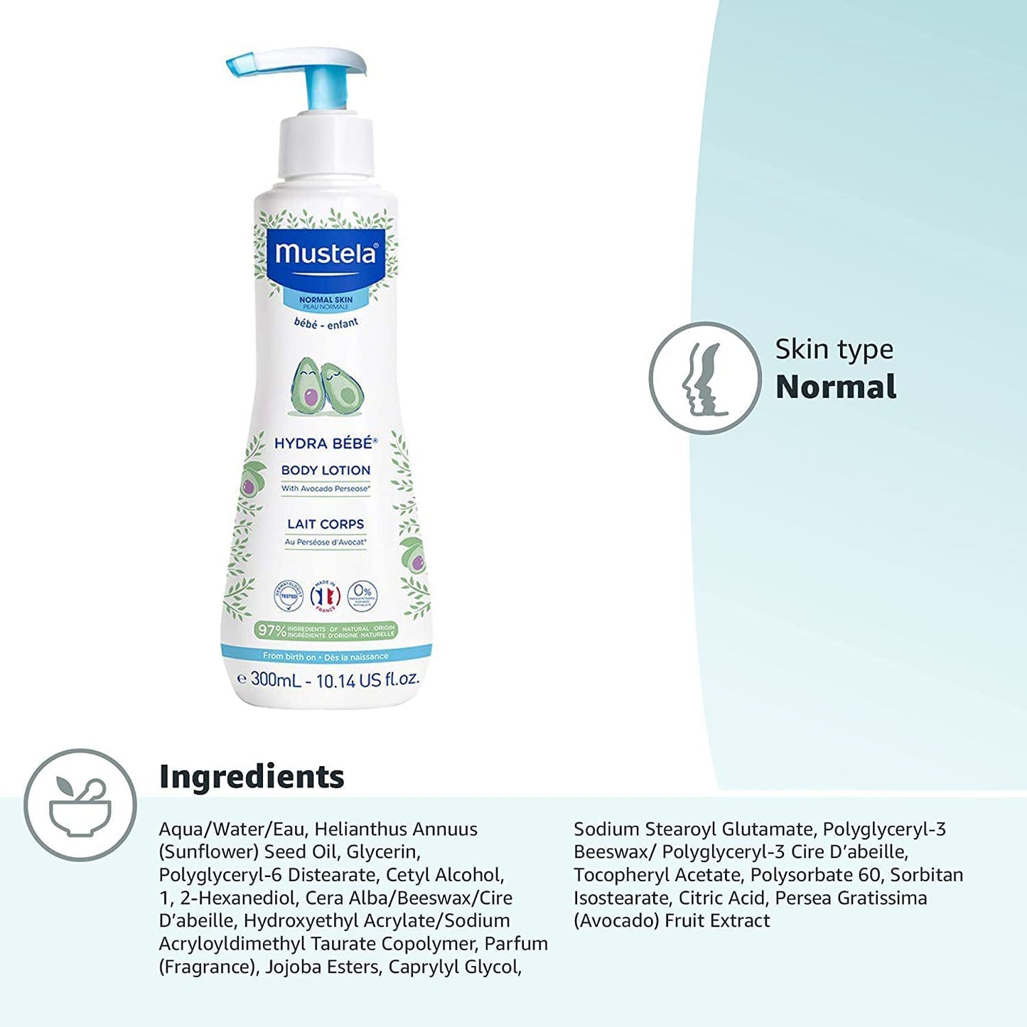 Mustela Hydra Bebe Body Lotion 300ml