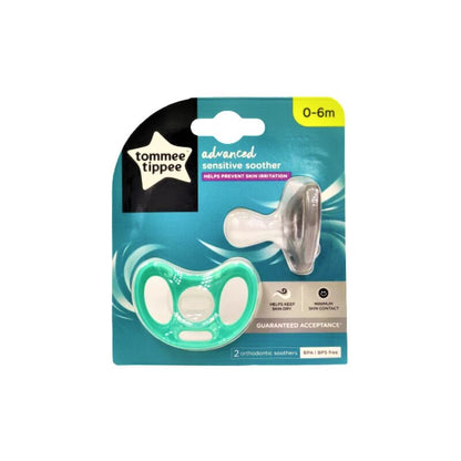 Tommee Tippee  Advanced Sensitive Soother 2 Pcs (0-6 months)