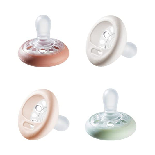 Tommee Tippee Maternal Imitating Breast-Like Soother (0-6M) 4 Pcs