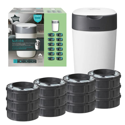 Tommee Tippee Twist & Click Starter Set With 12pieces Refill