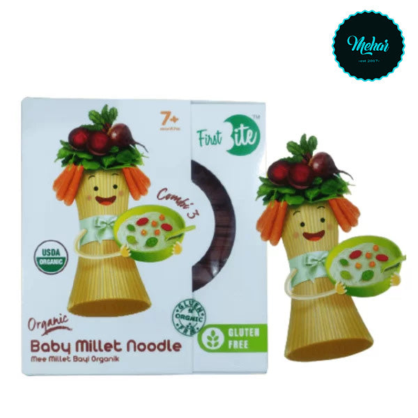 First Bite Organic Baby Millet Noodle - Combi 3 180g