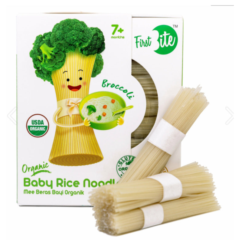 First Bite Organic Baby Rice Noodle - Broccoli 180g