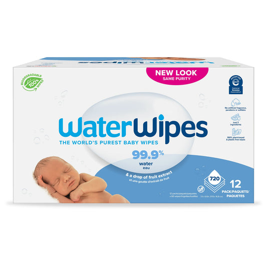 Water Wipes Baby Wipes Fragrance-Free 12 Pack