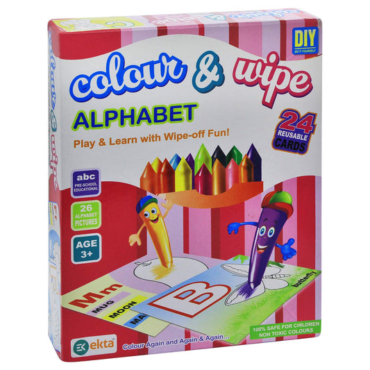 Ekta Colour and Wipe - Alphabet