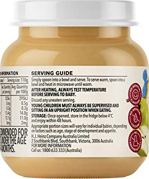 Heinz Creating Food Explorers Pear (4m+) 110g