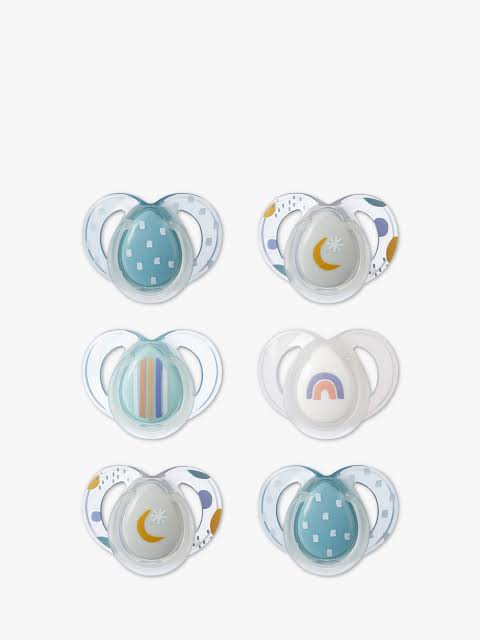 Tommee Tippee Night Time Soother (6-18 Months) 6 Pcs
